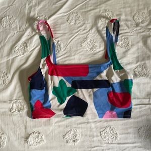 Aerie Abstract Bikini Top